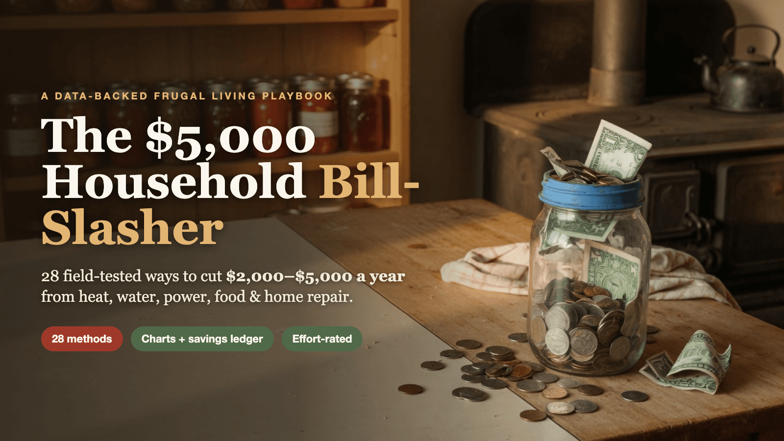 The $5,000 Household Bill-Slasher β Frugal Living Playbook