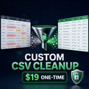 Custom CSV Cleanup Blueprint